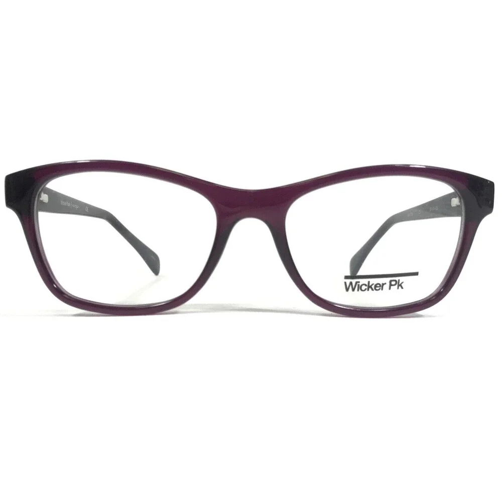 Wicker Park Eyeglasses Frames WK-106 C3 Purple Cat Eye Full Rim 51-17-135